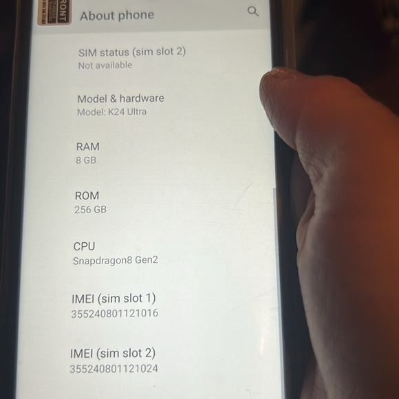 K24 Ultra Android Unlocked 10-core 8+256G - Picture 4 of 5